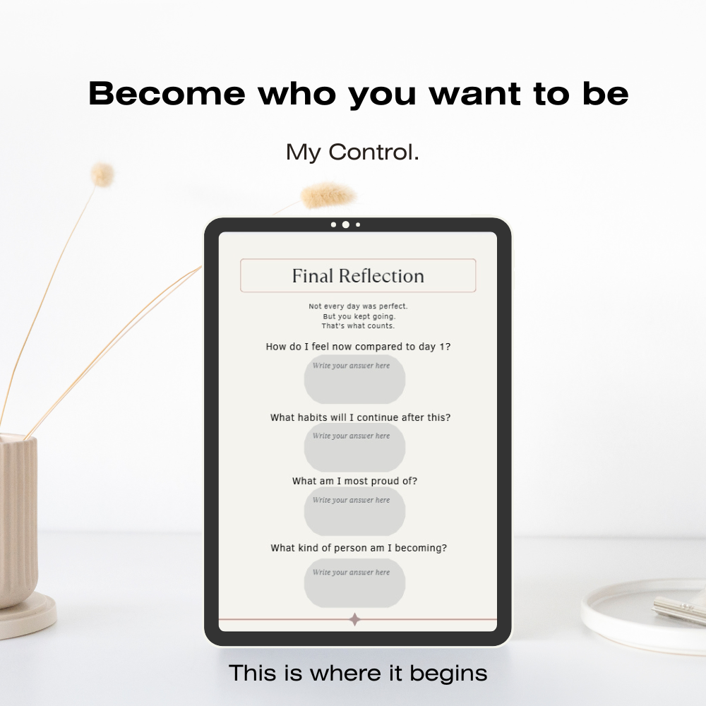 My Control: 30-Day Nicotine Reset Journal