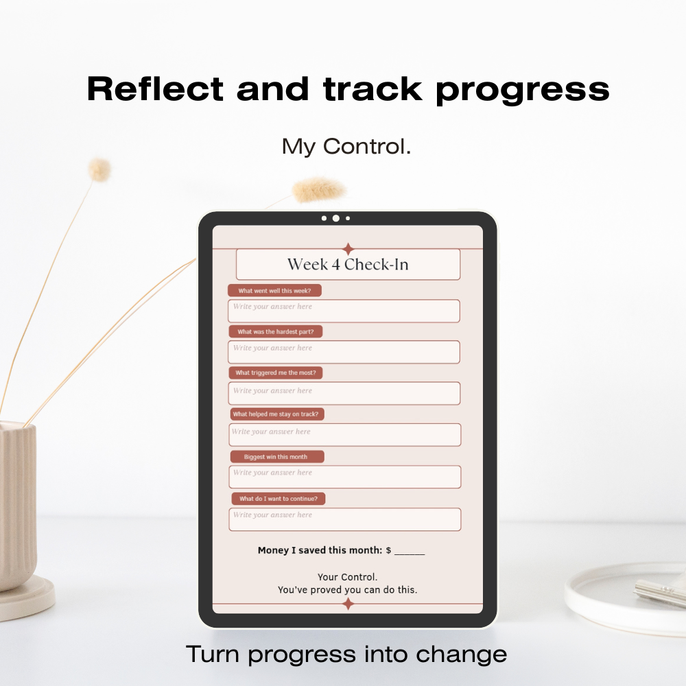 My Control: 30-Day Nicotine Reset Journal