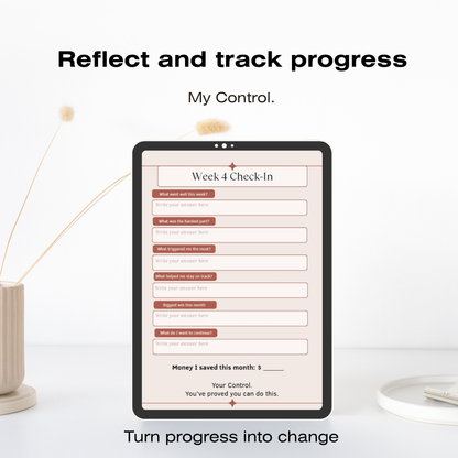 My Control: 30-Day Nicotine Reset Journal